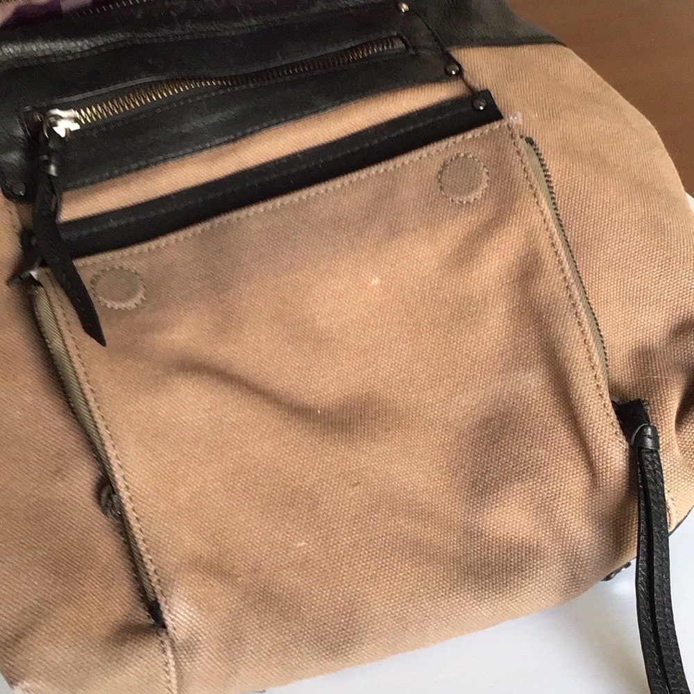 ✔️Kooba Leather & Canvas Backpack - Picture 7 of 16